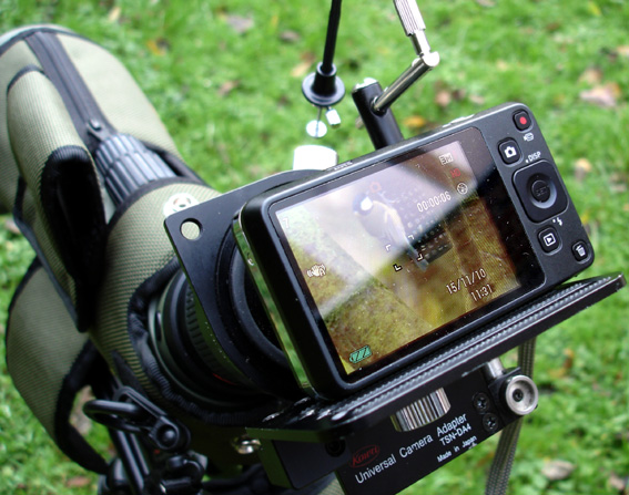 Digiscopie : APN compact + adaptateur + longue vue